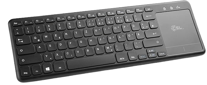 2 in 1 Mini Wireless Tastatur mit Touchpad