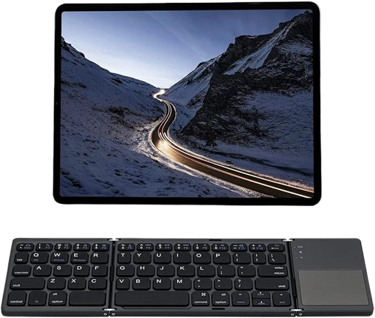 Mcbazel Klappbare Bluetooth-Tastatur (Grau)