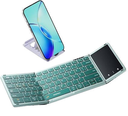 seenda Klappbare Bluetooth-Tastatur (Grün)